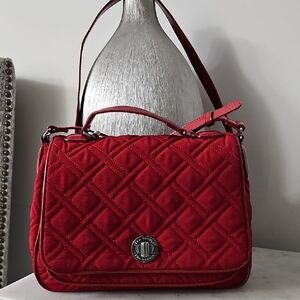 Vera Bradley Red Quilted Crossbody Bag